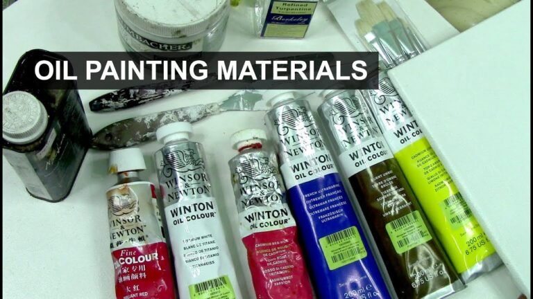 Oil Painting Materials Guide for Beginners