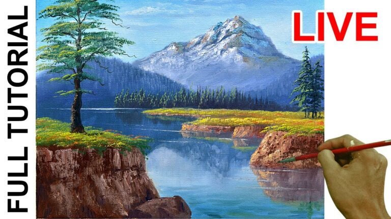 1st LIVE - LANDSCAPE OIL PAINTING by jmlisondra