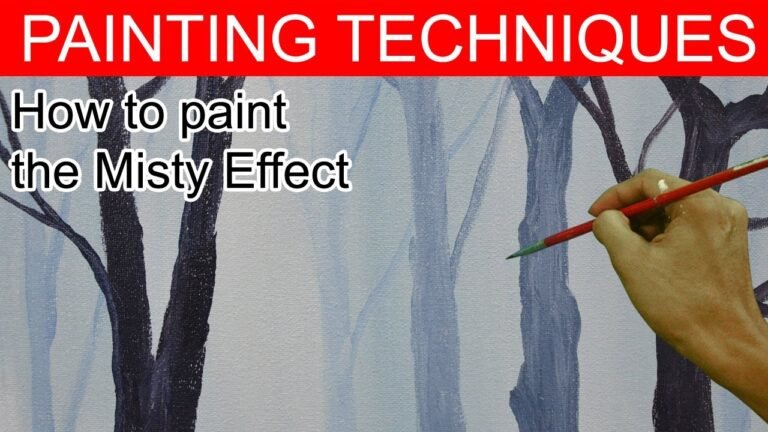 How to Paint the Misty Effect in Acrylic by JM Lisondra