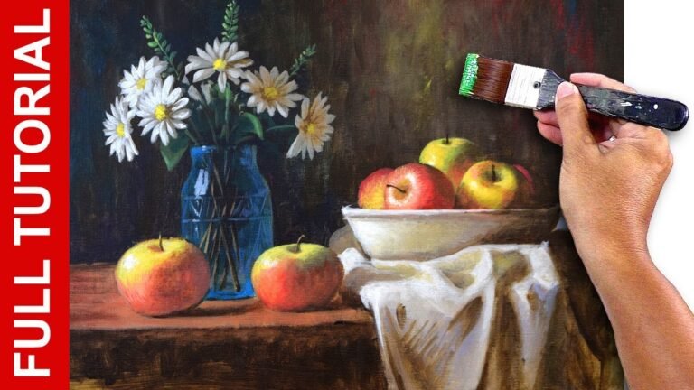 LIVE - Acrylic Painting STILL-LIFE / Full Tutorial / JMLisondra